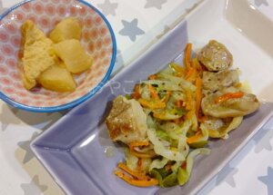 鶏肉のマスタード炒め 完成した写真
